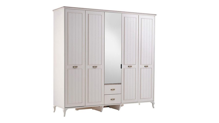Andera 5-türiger Kleiderschrank
