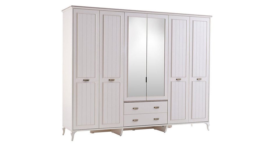 Andera 6-türiger Kleiderschrank