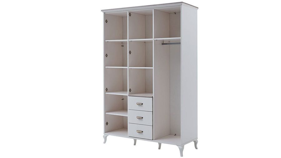 Andera 3-türiger Kleiderschrank