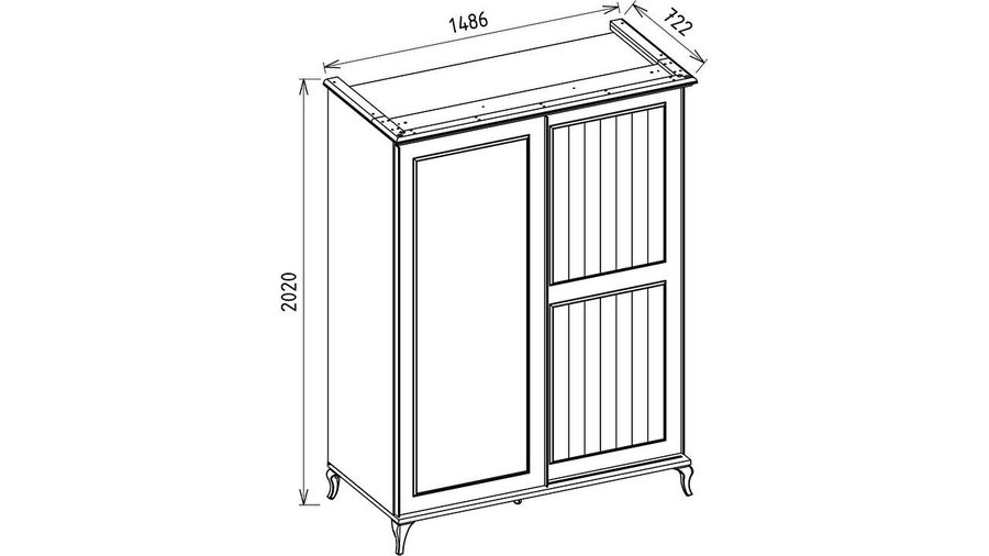 Andera Jugendzimmer Schwebetürenschrank