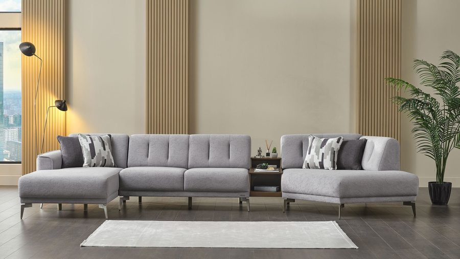 Atlanta Wohnlandschaft Modular - Grau