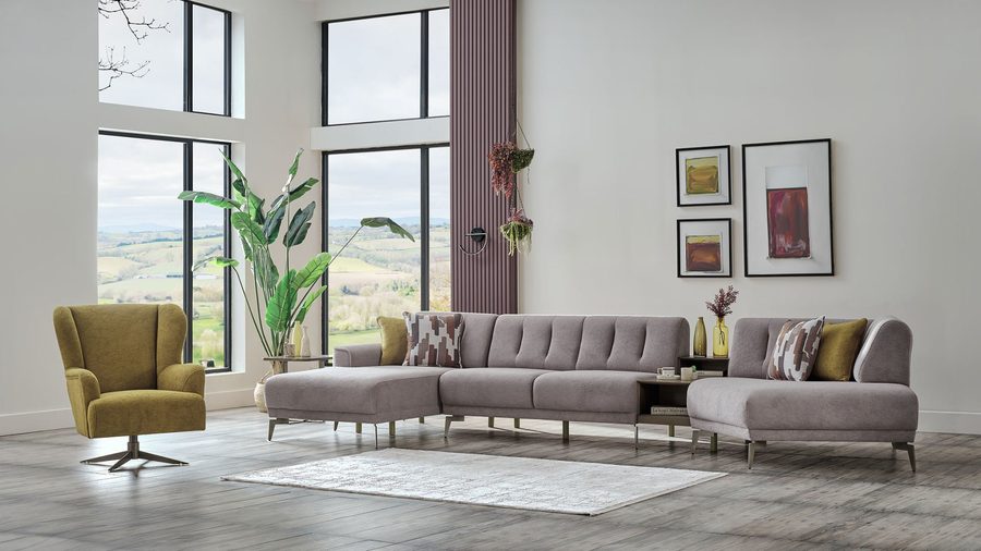 Atlanta Wohnlandschaft Modular - Taupe