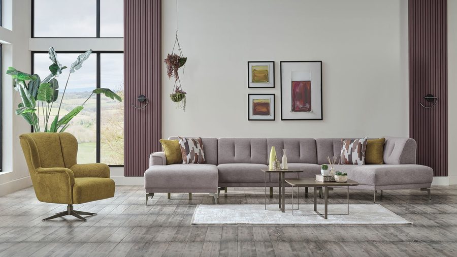 Atlanta Wohnlandschaft Modular - Taupe