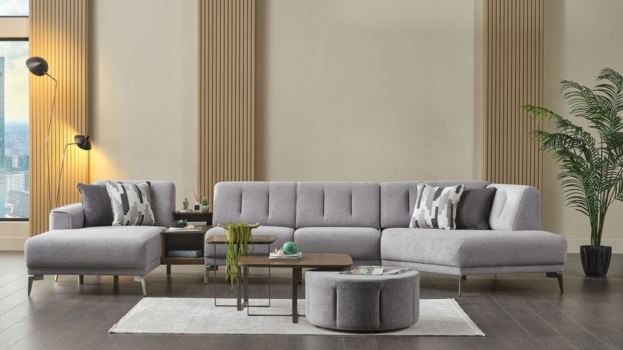 Atlanta Hocker - Grau