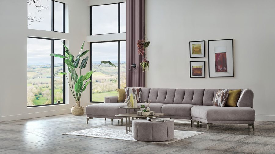 Atlanta Hocker - Taupe