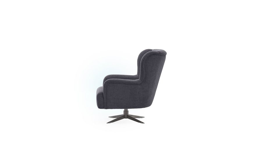 Atlanta Sessel drehbar Sofa - Anthrazit
