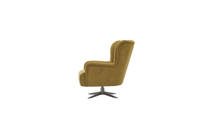 Atlanta Sessel drehbar Sofa - Senfgelb