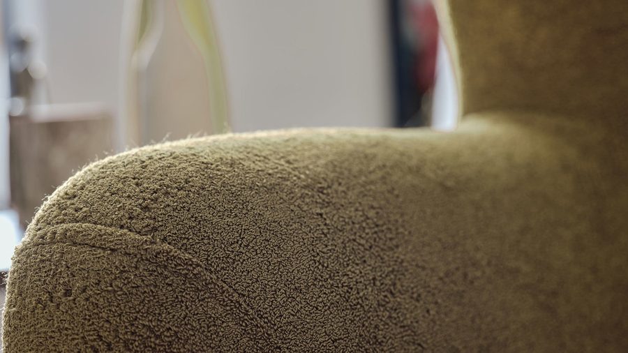 Atlanta Sessel drehbar Sofa - Senfgelb