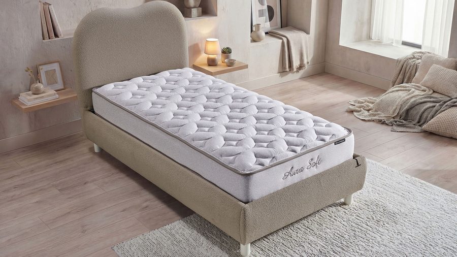 Aura Soft Kopfteil - Dunkles Taupe
