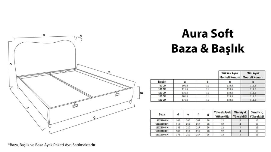 Aura Soft Kopfteil - Blau