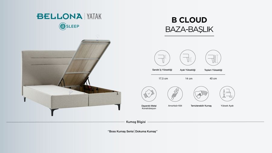 BCloud Bettbox - Grau
