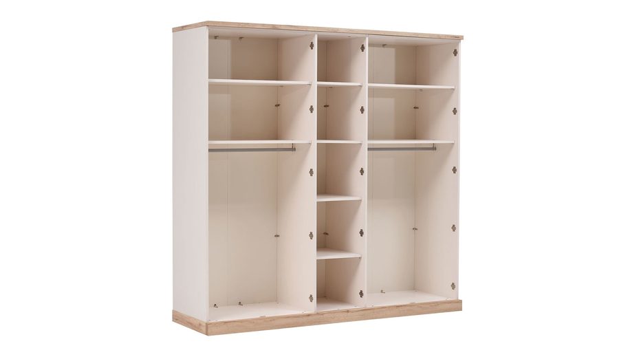 Boheems 5-türiger Kleiderschrank
