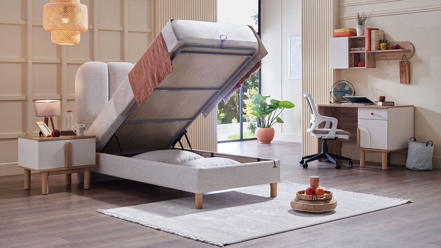 Boheems Jugendzimmer Bettbox
