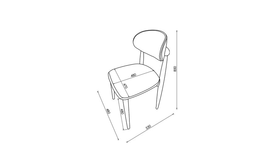 Boheems Stuhl 6357 2er-Set