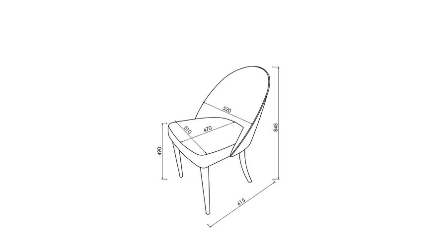 Boheems Stuhl 6358 2er-Set