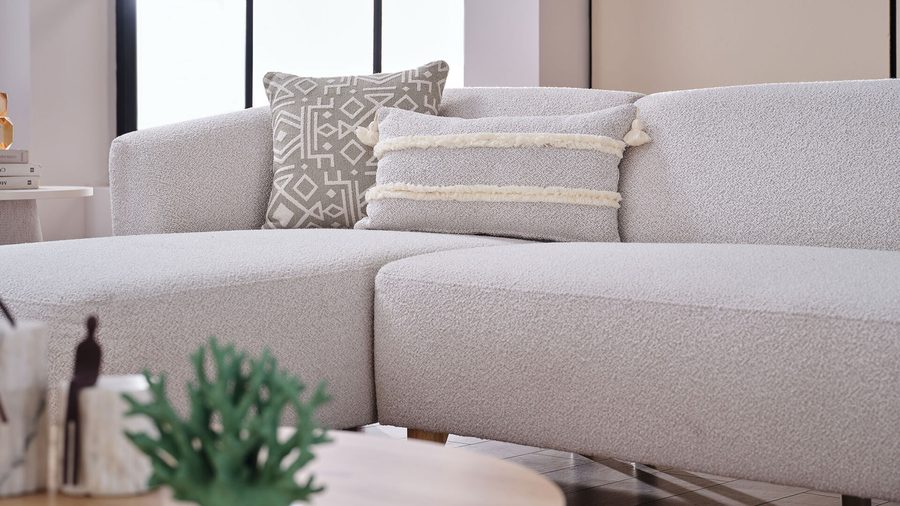 Bonita Ecksofa - Weiß