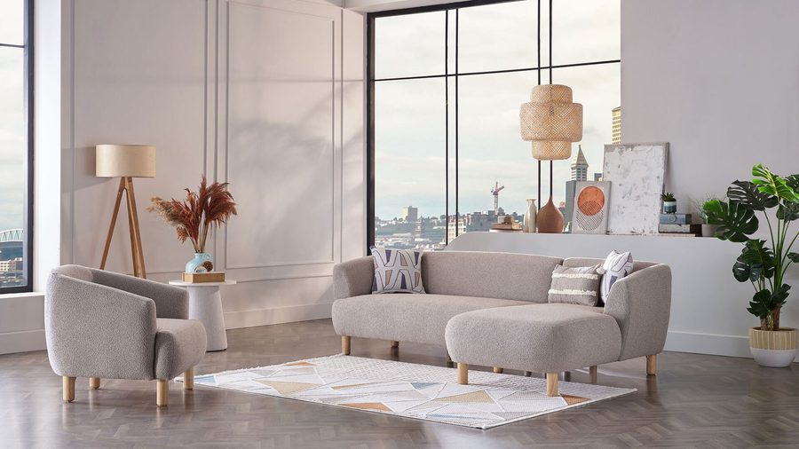 Bonita Ecksofa - Taupe