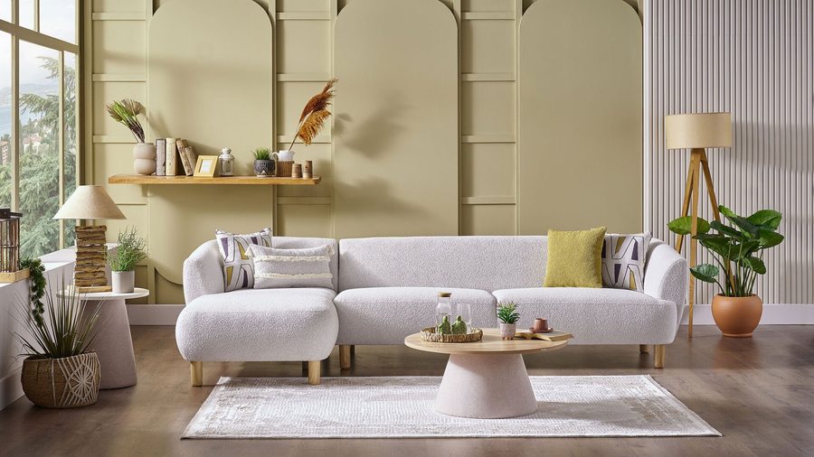 Bonita Ecksofa XL - Weiß