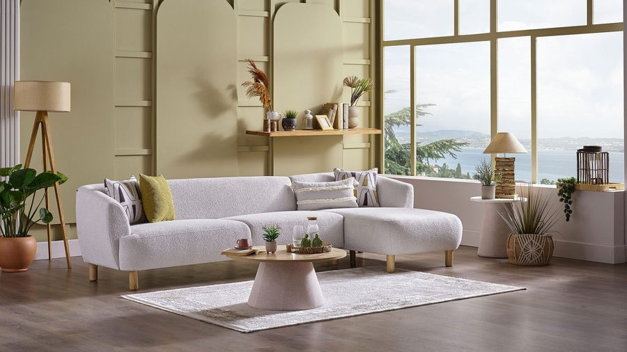 Bonita Ecksofa XL - Weiß