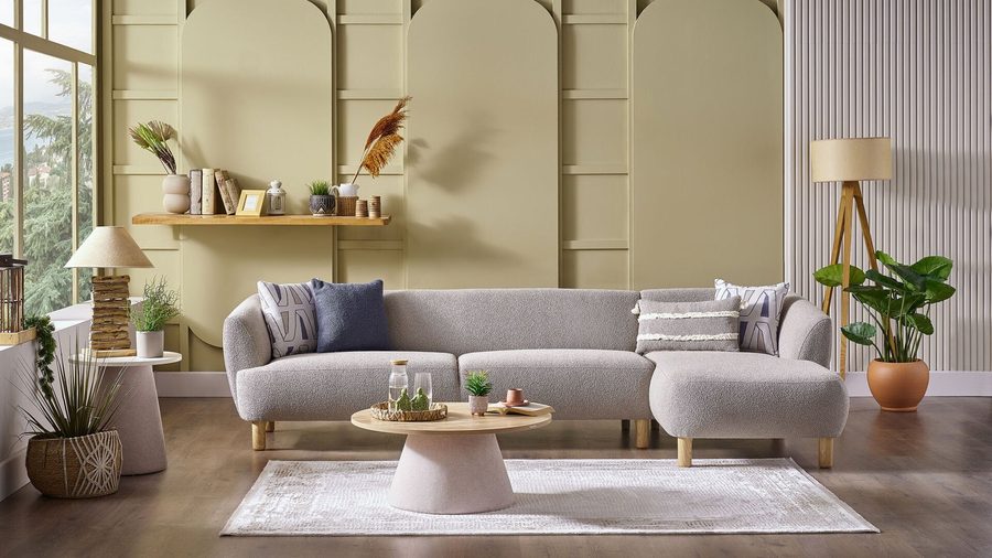 Bonita Ecksofa XL - Taupe