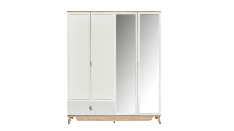 Caldera 4-türiger Kleiderschrank