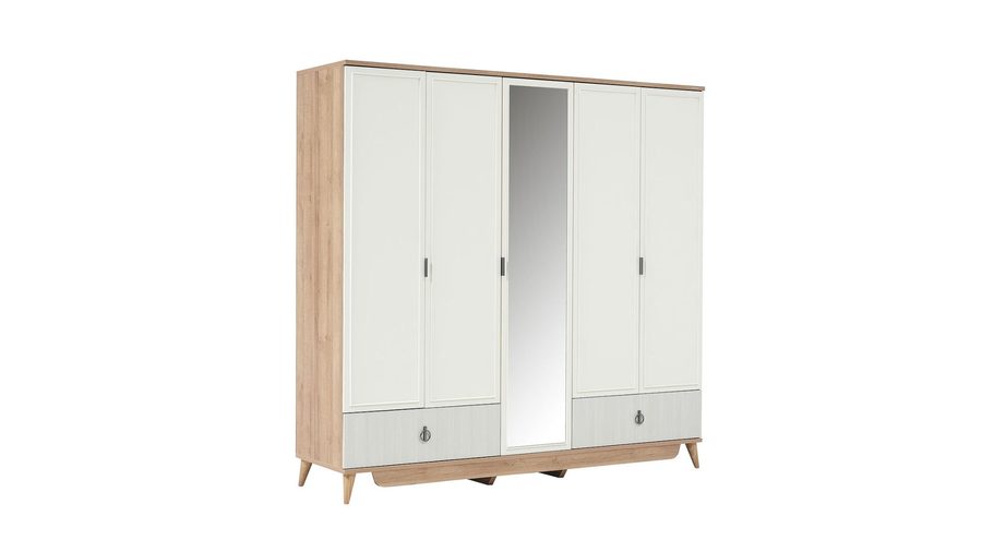Caldera 5-türiger Kleiderschrank