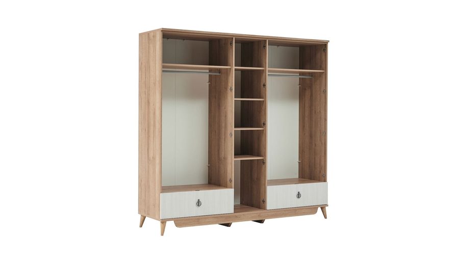 Caldera 5-türiger Kleiderschrank