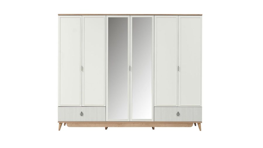 Caldera 6-türiger Kleiderschrank