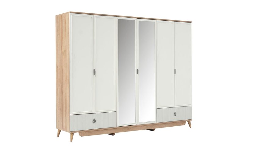 Caldera 6-türiger Kleiderschrank