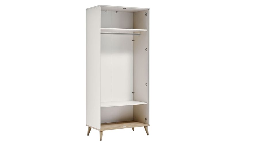 Canvas 2-türiger Kleiderschrank