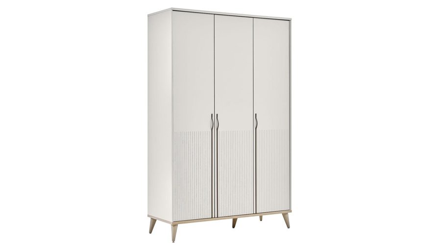 Canvas 3-türiger Kleiderschrank