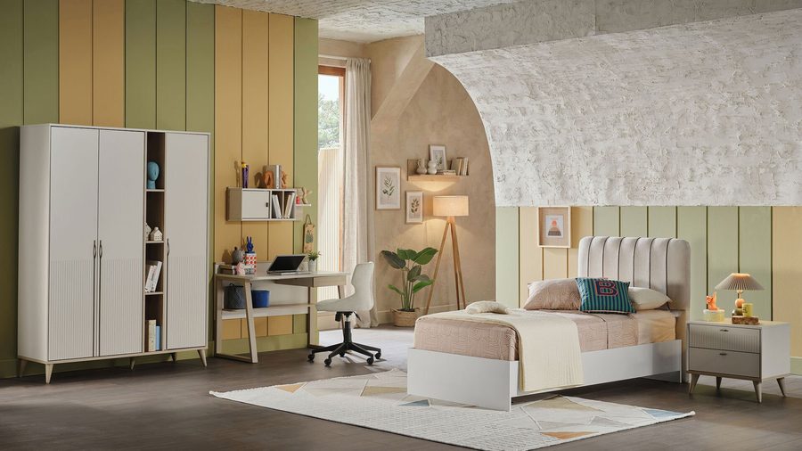 Canvas Jugendzimmer Nachtkästchen