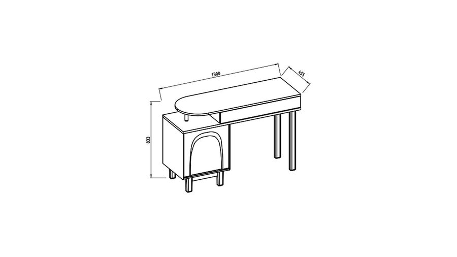 Claris Schminktisch (Variante)