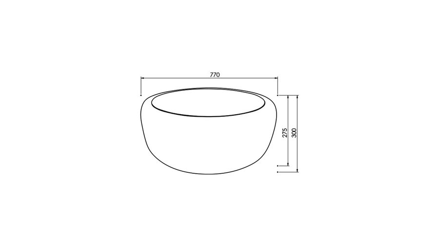 Claris gepolstert Couchtisch