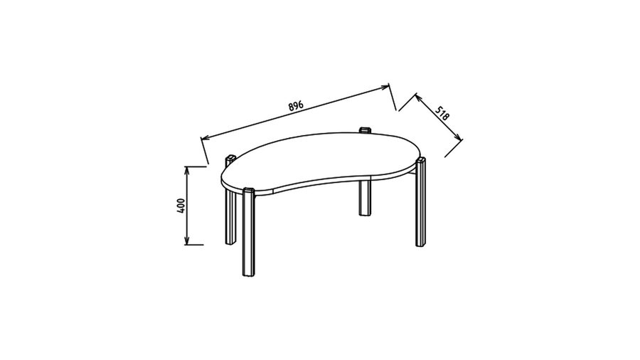Claris Couchtisch