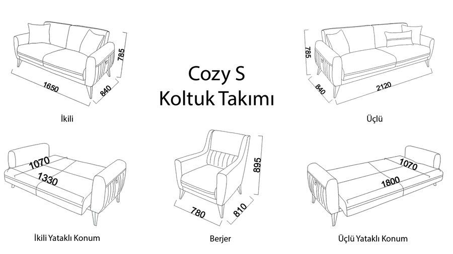Cozy S Sitzgarnitur
