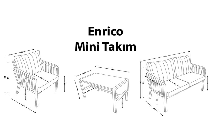 Enrico Mini Garten Set