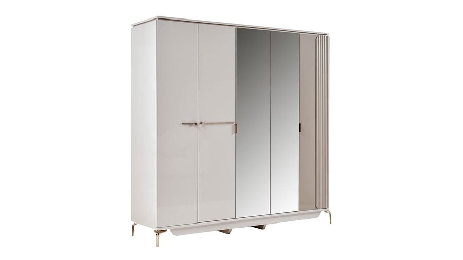 Estella 5-türiger Kleiderschrank