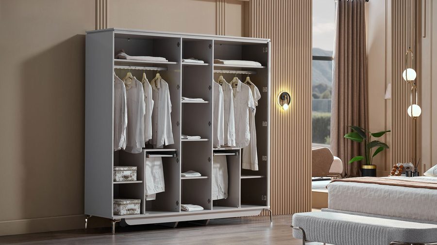 Estella 5-türiger Kleiderschrank
