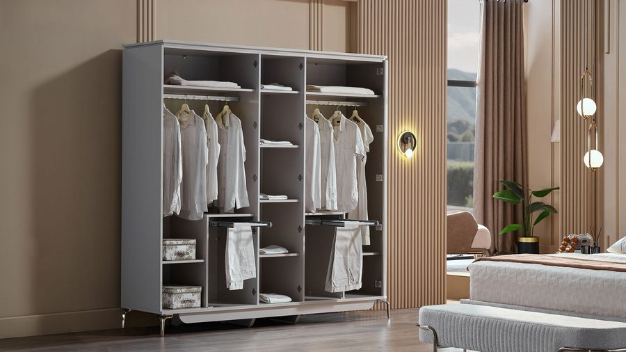 Estella 5-türiger Kleiderschrank
