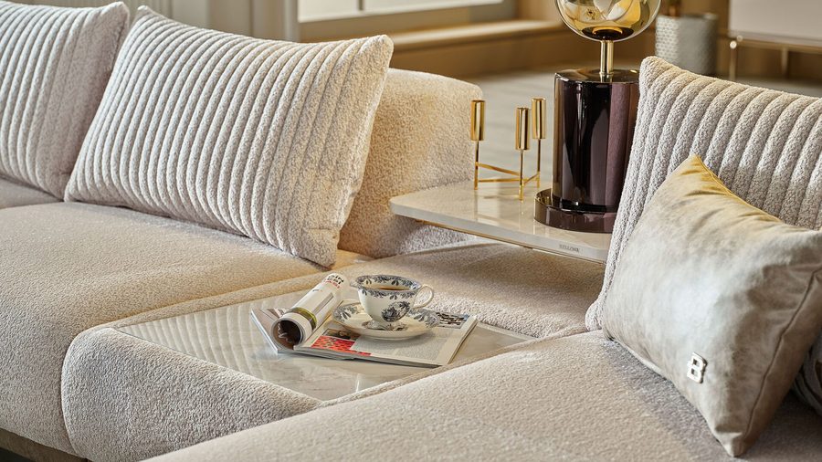 Estella Wohnlandschaft Modular - Creme