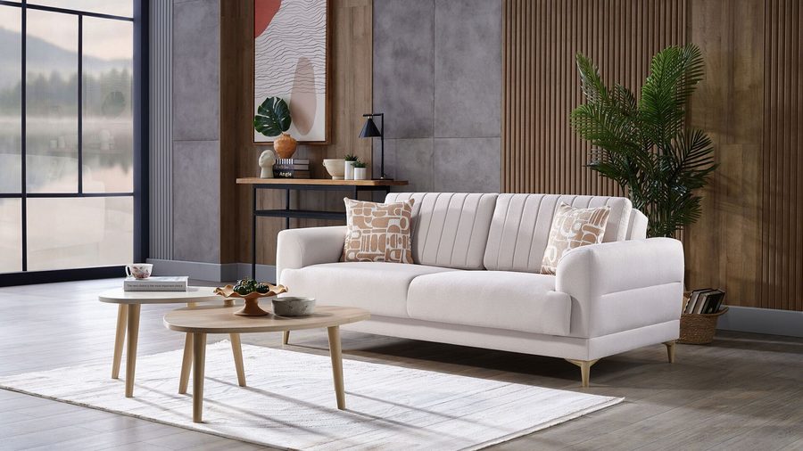 Fiero 2-Sitzer Sofa - Beige