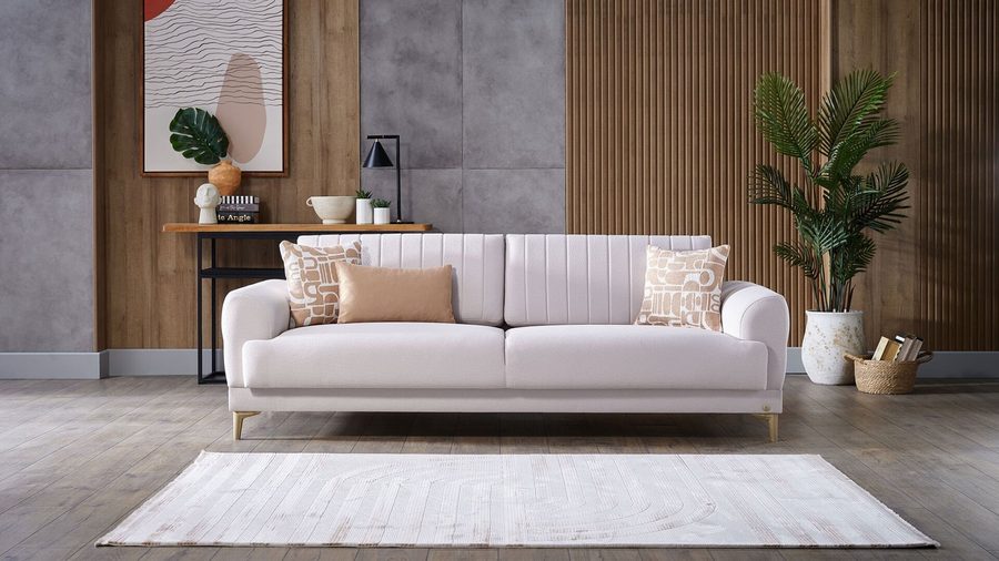 Fiero 3-Sitzer Sofa - Beige