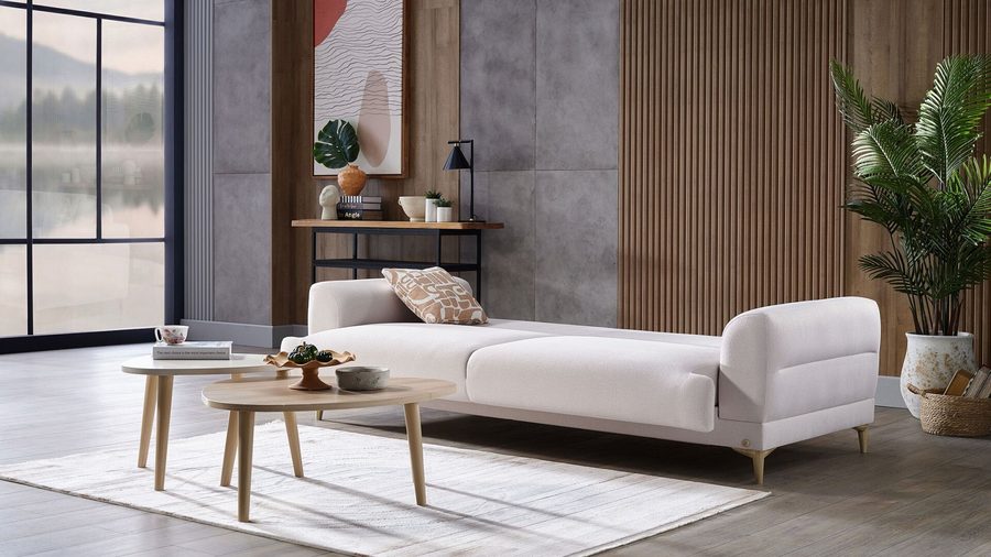 Fiero 3-Sitzer Sofa - Beige
