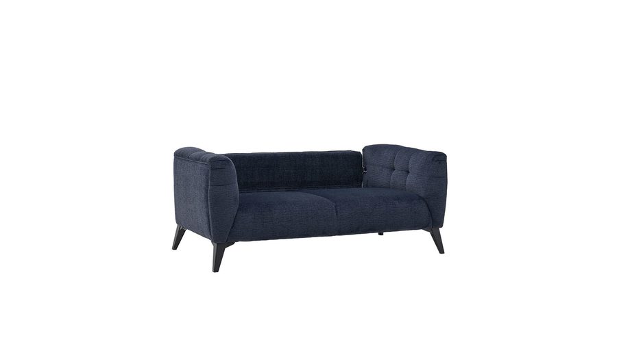Indiana 2-Sitzer Sofa - schwarze Füße