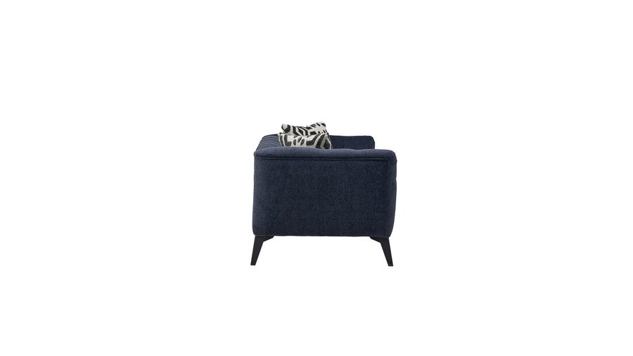 Indiana 2-Sitzer Sofa - schwarze Füße