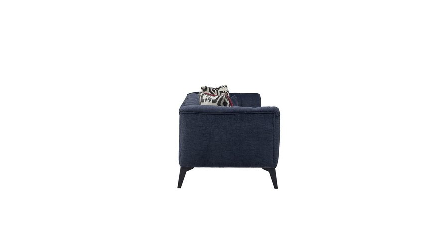 Indiana 3-Sitzer Sofa - schwarze Füße