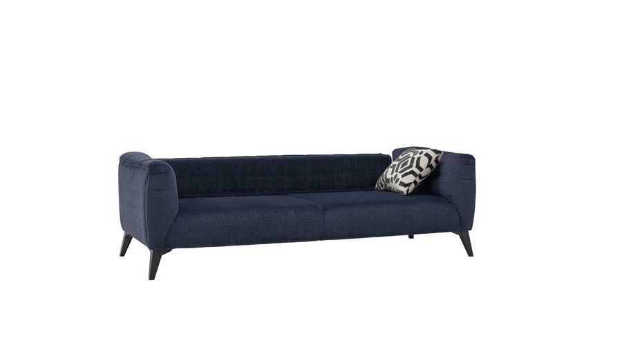 Indiana 3-Sitzer Sofa - schwarze Füße