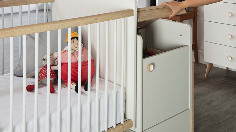 Intro mitwachsend Baby Bettgestell