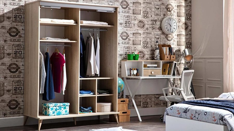 Intro Jugendzimmer Schwebetürenschrank